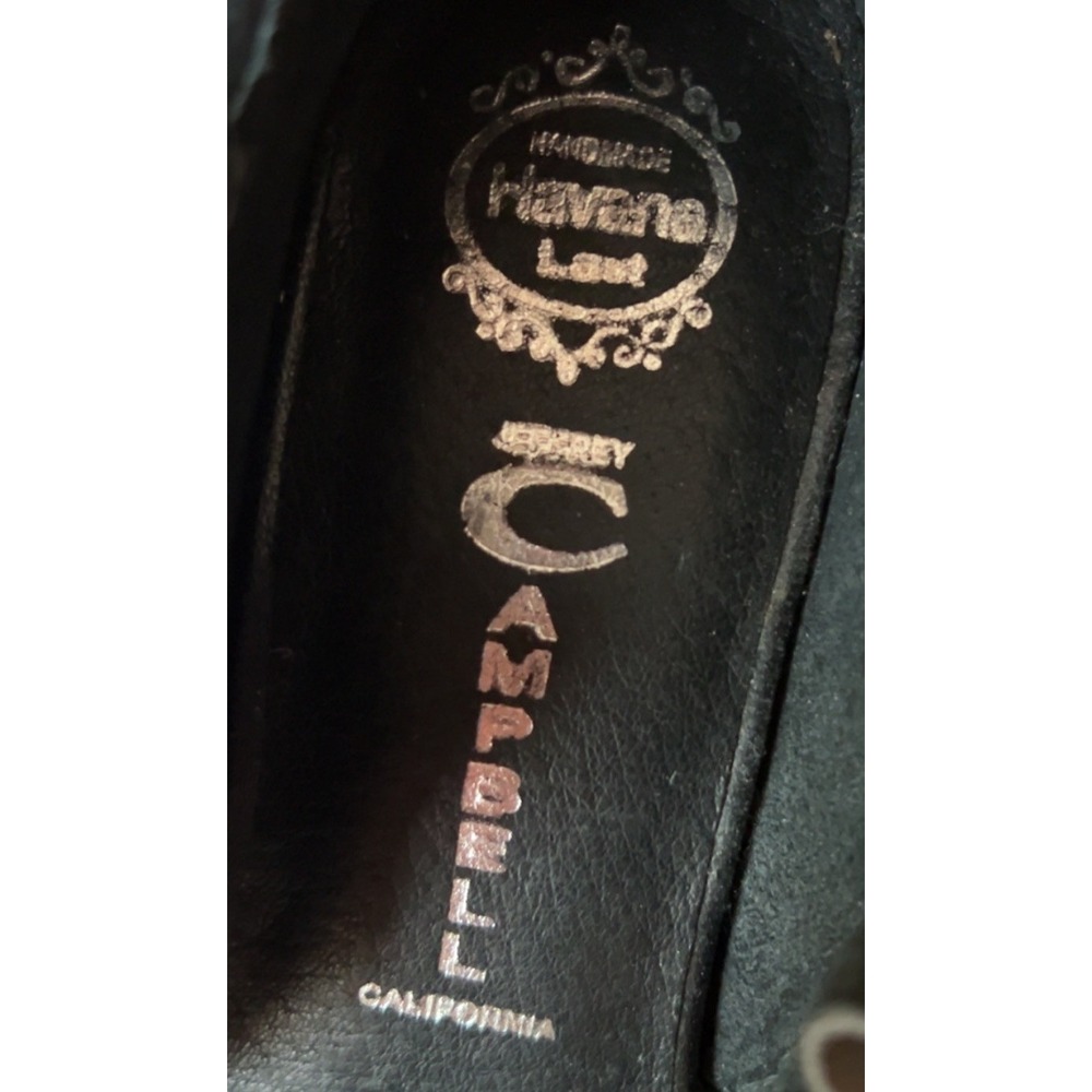 Jeffrey Campbell Michelle Unicorn Peep Toe Heels Leather SZ: 7M - Picture 10 of 11